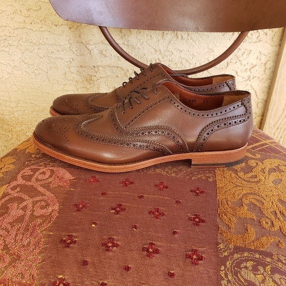 Antonio‎ Maurizi Wingtip NERO Leather Brogue Oxford main image 6